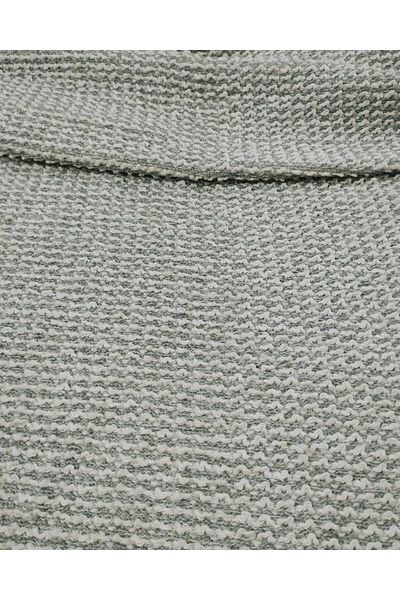 Kumaş Parça Γκρι Λευκό Ανάγλυφο Πλεκτό - 140cm x 200cm