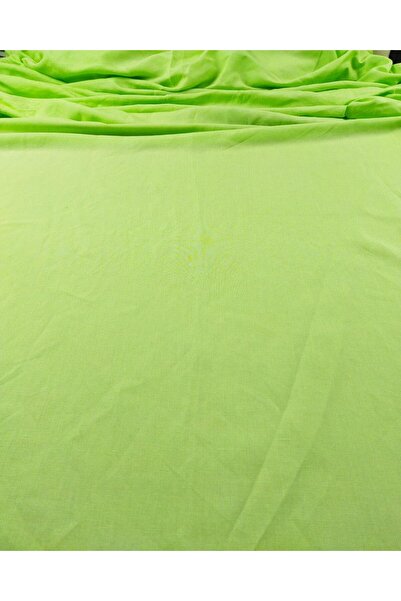 Kumaş Parça Відкритий зелений віскозний льон - Ширина: 150