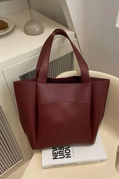 BAHELS Dámská velká dámská kabelka přes rameno Cherry Tote na zip