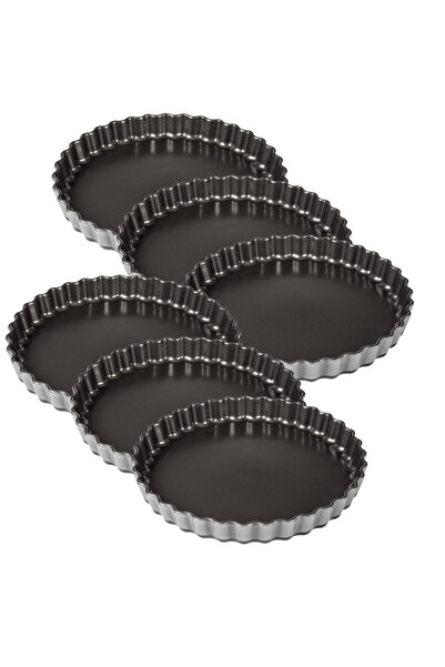 PASTRY PLANET Teflon Tart Kalıbı 10 CM (6 Adet)