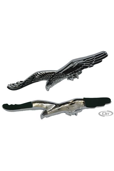 Carub Car Sticker Chrome Bird Model 2 Pieces