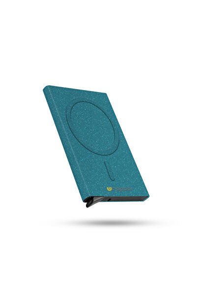 Wrapsol Magsafe Mekanizmalı Kartlık Rfid Korumalı Alüminyum Otomatik Kredi Ka...