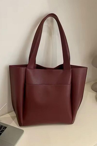 BAHELS Dámská velká dámská kabelka přes rameno Cherry Tote na zip