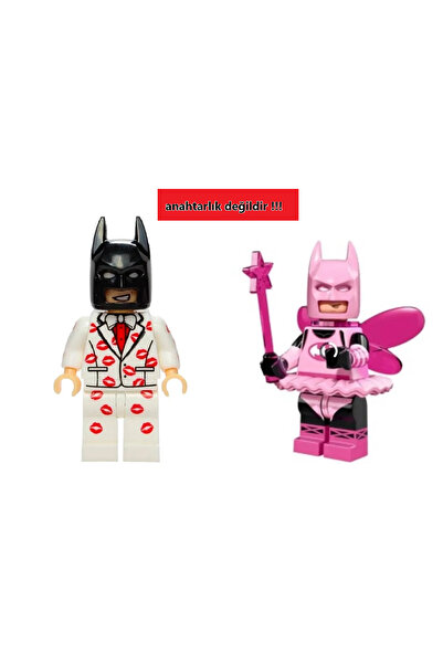 marimari 2 Lİ Mini Figür Batman LOVE Yapı Taşları