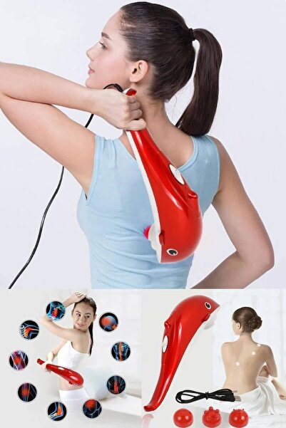 EserT Elektrikli Yunus Masaj Aleti Sırt Kalçı Basen Karın Omuz Masaj Cihazı