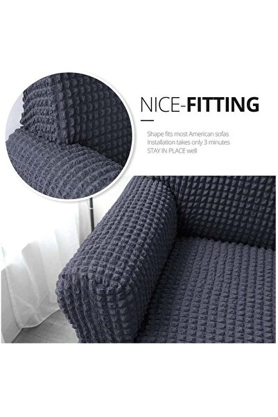 Evory Home Sofa Cover 4-Pieces Set of 7-Seater (3+2+1+1) Super Stretchable