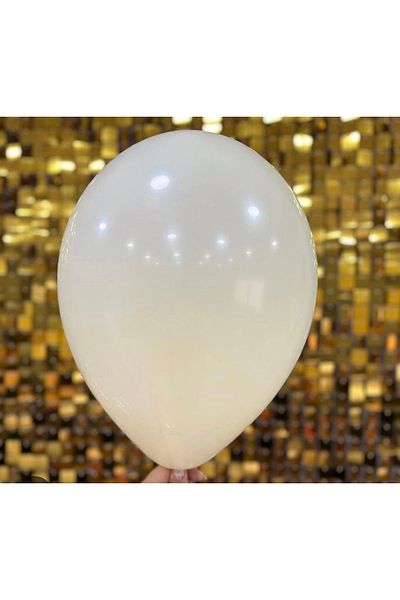 Deniz Party Store Retro Elephant Tooth Cream Balloon 10Pcs