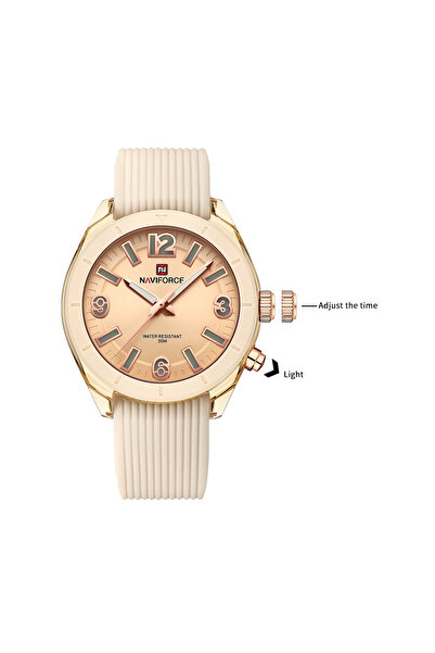 Naviforce Women's Special Luminous Wrist Watch and Bracelet Gift Set