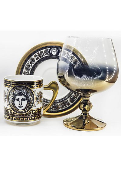 Falken 3 Pcs Baviera Porcelain Coffee Set