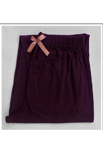 BAHHAR Women's Muddle Battal Size Soft Wool Viscose Pyjama Bottom