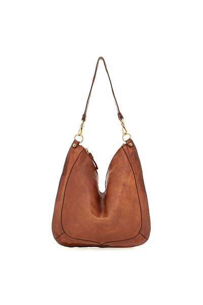 Campomaggi Mogano Schultertasche Leder 44 cm