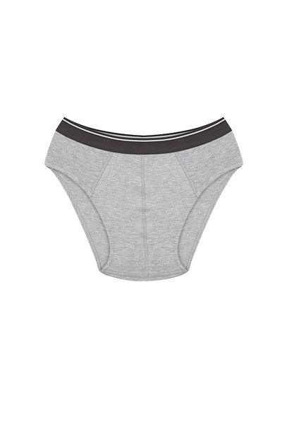 Akbeniz Ανδρικό βαμβακερό Lycra Slip Grey 40132