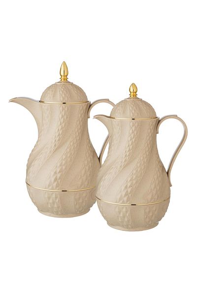 Rose Thermos Set For Tea And Coffee By Rose Brand Consisting Of Two Pieces 1.3 Liters / 1 Liter