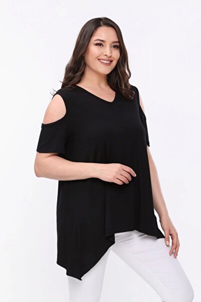 aytemas Ασύμμετρη μπλούζα με ώμους με παράθυρο