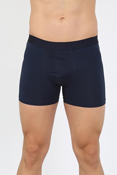 Akbeniz Чоловічий бавовняний трикотаж з еластаном, темно-синій 40133