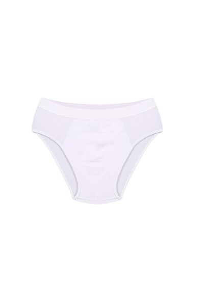 Akbeniz Ανδρικό βαμβακερό Lycra Slip White 40132