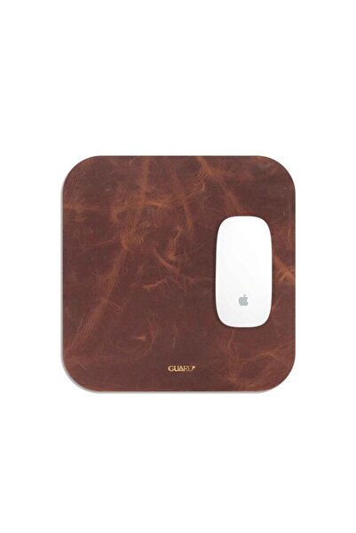 Çıkrık Guard Antique Tan Leather Mouse Pad 30 X 27 cm