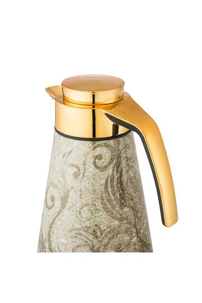 Dania Amza German Thermos 1.5 liter with gold pattern