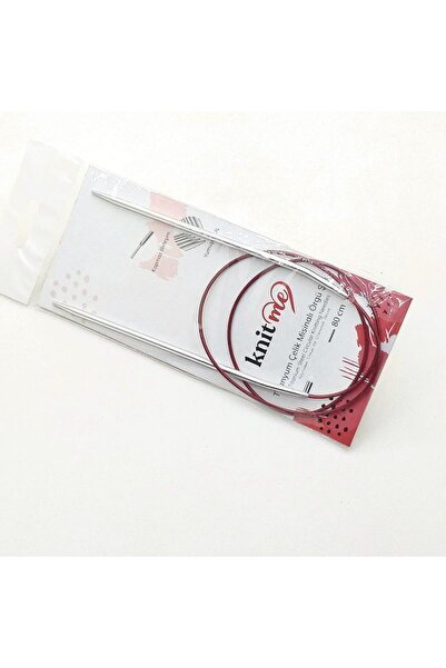 knitme 80 Cm Renkli Misinalı Şiş 4.5 Mm