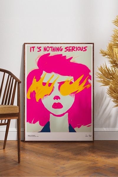 House Gorgeous Nu este nimic de nevoie Poster cu design modern colorat fără încadrare Colecția Dolce Vita