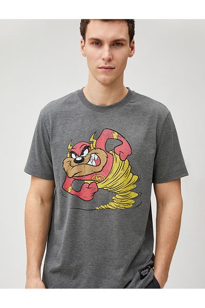 Koton Men's T-shirt Anthracite 3sam10336hk