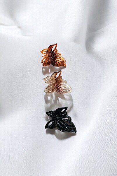 AYMETA Γυναικείες Καφέ Αποχρώσεις 3 Τεμάχια 4-5 εκ. 1ο Πόρπη μανδάλου κατηγορίας