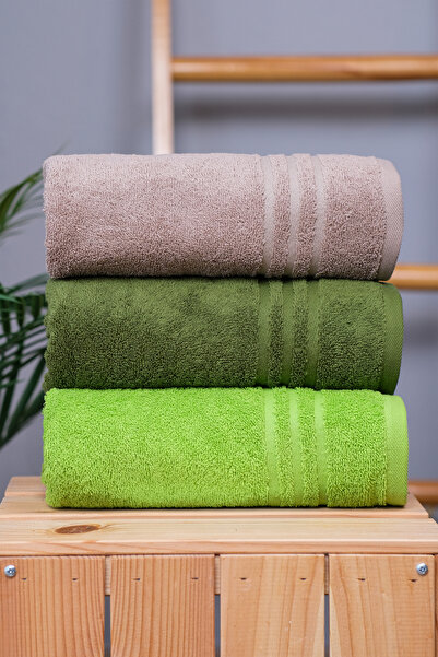 Caymoon Набір з 3 рушників для рук і обличчя - 50x100 см, 100% натуральна органічна бавовна