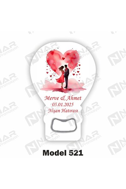 Nar Promosyon 50 Adet, Balon Açacak Magnet, Arkası Mıknatıslı, Ambalaj Hediye...