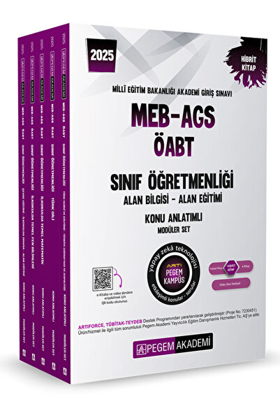Pegem Akademi Yayıncılık 2025 Meb-ags-öabt Sınıf Öğretmenliği Alan Bilgisi - ...