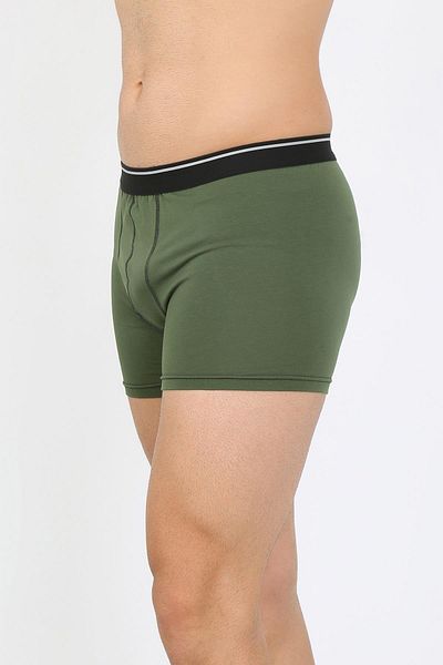 Akbeniz Ανδρικό βαμβακερό Lycra Boxer Khaki 40133