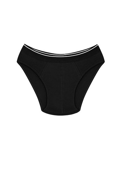 Akbeniz Ανδρικό βαμβακερό Lycra Slip Black 40132