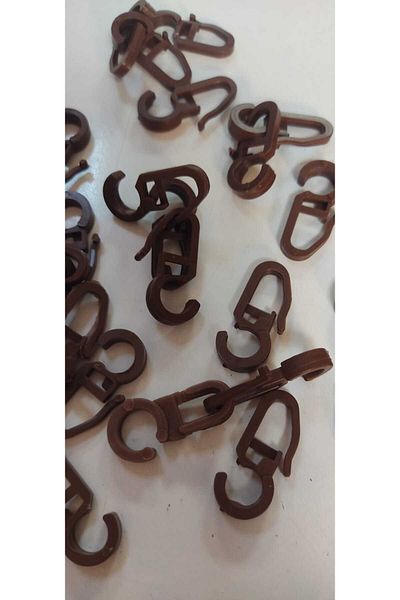TUNCAY TEKSTİL Rustic Buckle - Plastic Interlocking Curtain Button 50Pcs