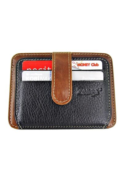Zenga Kişiye Özel Isim Yazılı Erkek Deri Cüzdan Kartlık Z024