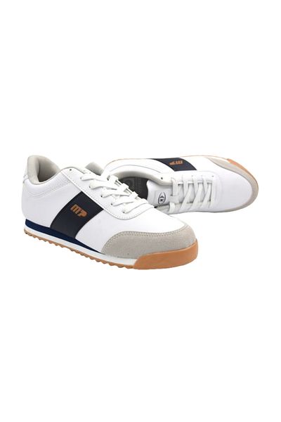 M.P. M.P (242-2044) Thermo Non-Slip Sole Lace-Up Men's Sports Shoes White