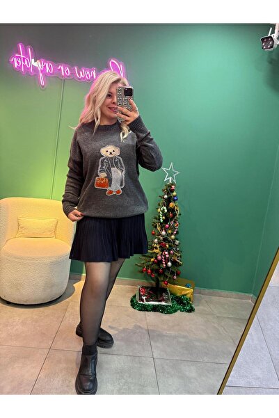 Tuğba Gri Teddy Kazak