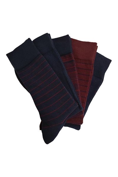 U.S. Polo Assn. БАЗА. Поло Асоциация Мъжки комплект чорапи от 5 части - Kalven Blue