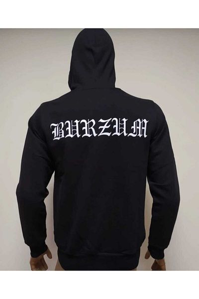 FULL TOLERANCE Суитшърт с качулка и цип с щампа на Burzum Filosefem Metal Band