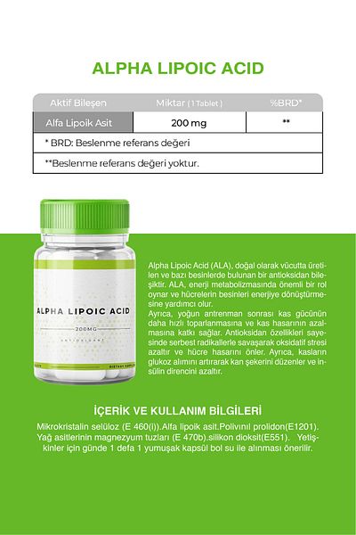 Dahafitol Alpha Lipoic Acid 45 Tablet