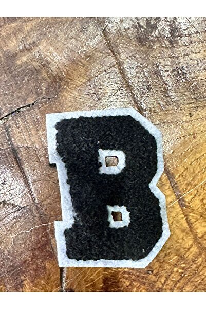 Gönülden Tasarım 7X5 см Буква B Пунч Тканина - Рукав Аплікація