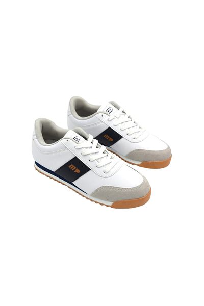 M.P. M.P (242-2044) Thermo Non-Slip Sole Lace-Up Men's Sports Shoes White