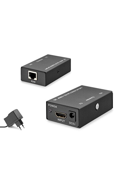 HADRON HDX1342 موسع HDMI بطول 60 متر - أسود