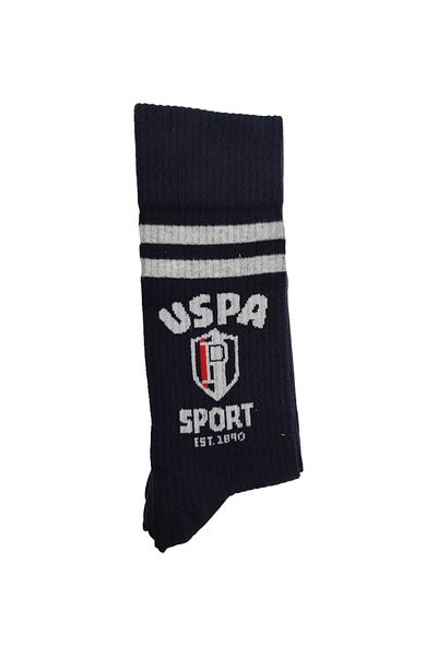 U.S. Polo Assn. База. Поло Асоциация Мъжки чорапи % 'Li, тъмносини, с щанга