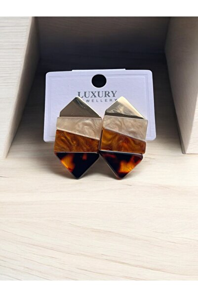 NAİFTAKIAKSESUAR Women's Vintage Look Multicolor Earrings