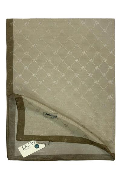 Armine Trend Monogram Shawl - 2 - Απαλό Πράσινο 122