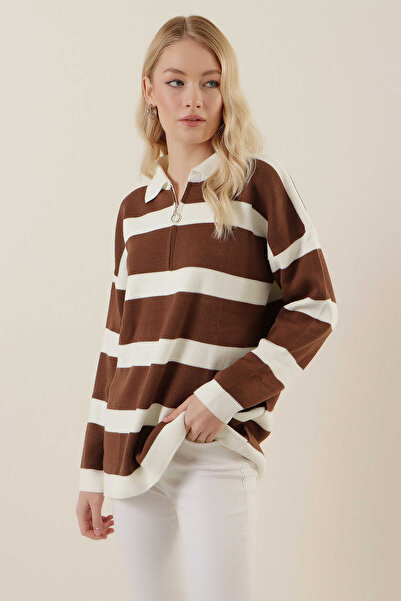 GABRİA Пъстра блуза с цип Габриа