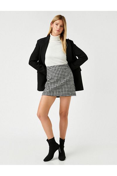 Koton Fusta Mini - Model Houndstooth
