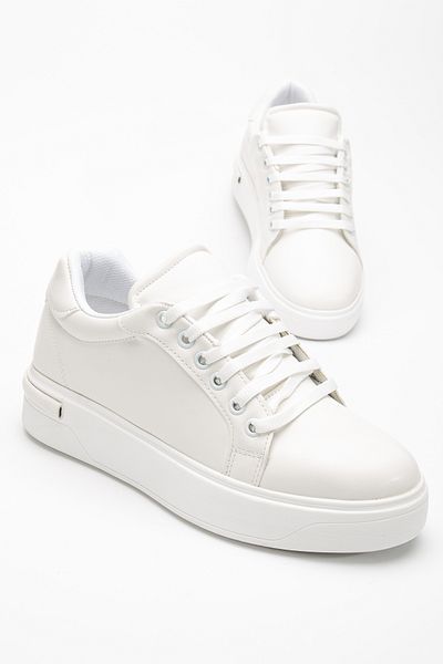 ESPEDA Colorful Skin White Sole Sole Lace up Sneakers