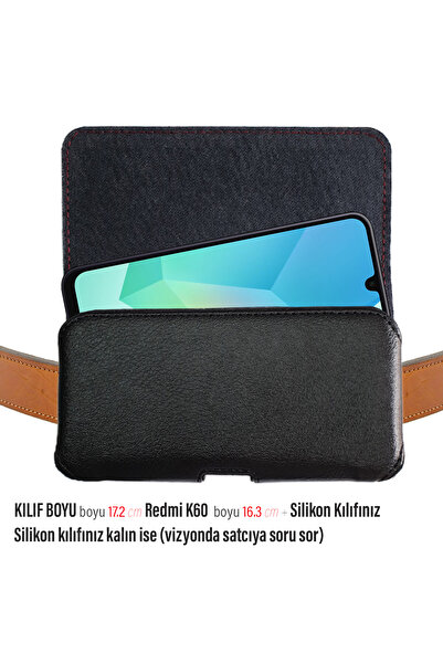 EXENAR Husă pentru centură Redmi K60 Husă pentru centură cu clapă