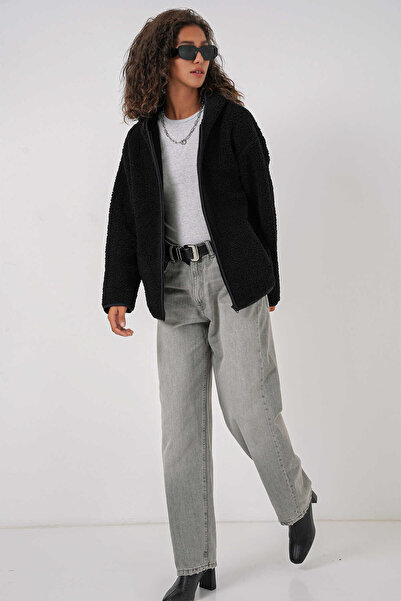 GABRİA Ζακέτα Gabria με κουκούλα και φερμουάρ