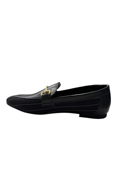 BAYRAMOĞLU KUNDURA BYK 09 NEGRU TALPA PLATĂ CATARAMĂ DETALATĂ DURATĂ CASUAL ELEGANT Pantofi de balerină CASUAL pentru femei